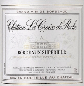 Chateau La Croix De Roche Bordeaux Superieur 2015