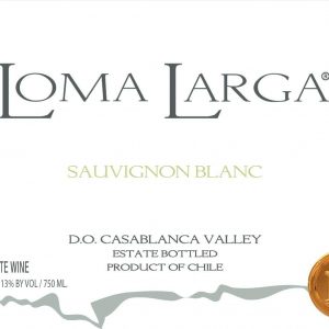 Lomas Del Valle Sauvignon Blanc Coastal Cool Climate Single Vineyard 2019