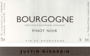 Justin Girardin Bourgogne Rouge 2018
