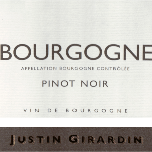 Justin Girardin Bourgogne Rouge 2018