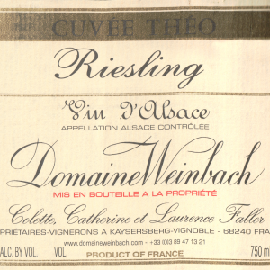 Domaine Weinbach Riesling Cuvee Theo 2018