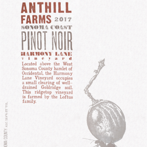 Anthill Farms Harmony Lane Pinot Noir 2017