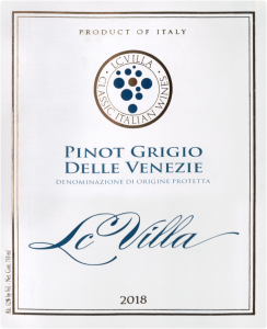 Lc Villa Pinot Grigio 2018