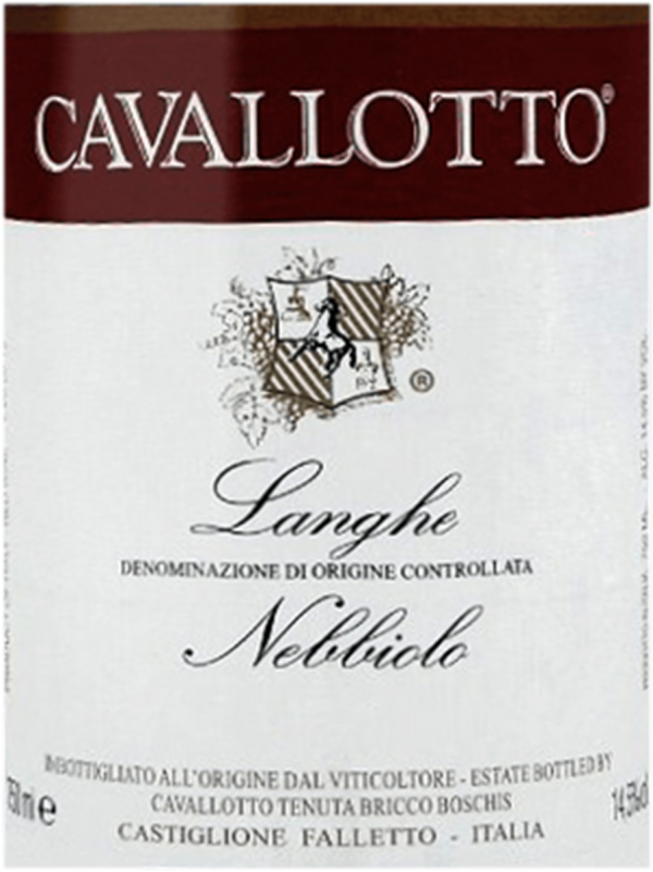 Cavallotto Nebbiolo Langhe 2017