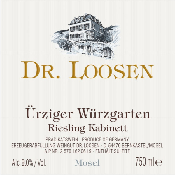 Dr Loosen Urziger Wurzgarten Kabinett Riesling 2019