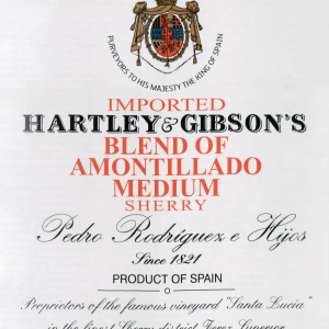 Hartley & Gibson Amontillado S