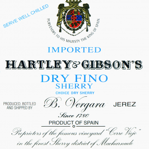 Hartley & Gibson Fino Sherry