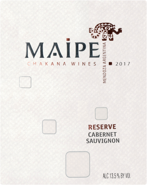Chakana Maipe Cabernet Reserva Mendoza 2017