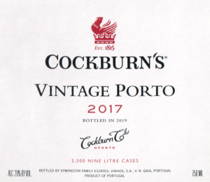 Cockburn Vintage Port 2017