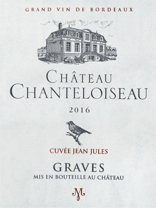 Chateau Chanteloiseau Graves Rouge 2016