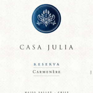 Casa Julia Reserve Carmenere 2018