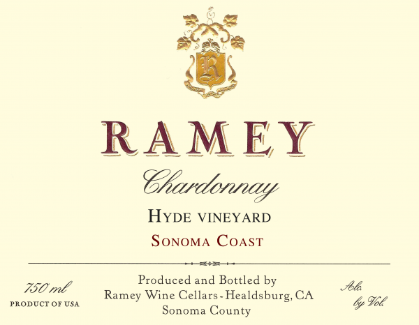 Ramey Hyde Vineyard Chardonnay 2017