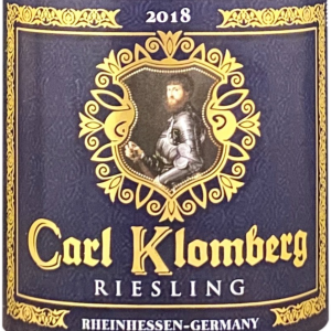 Carl Klomberg Sweet Riesling 2018