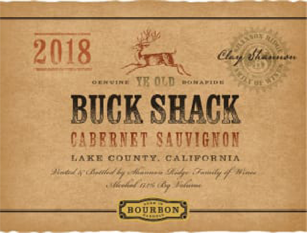 Shannon Ridge Buck Shack Bourbon Barrel Cabernet Sauvignon 2018