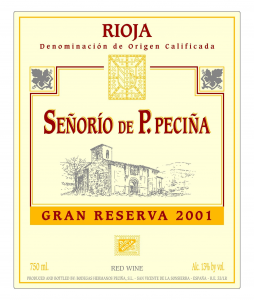 Hermanos De Pecina Senorio Gran Reserva Rioja 2009