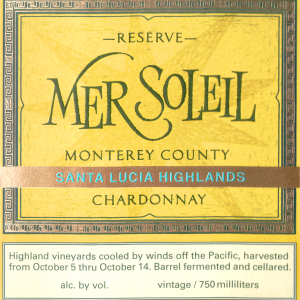 Mer Soleil Chardonnay Reserve 2018