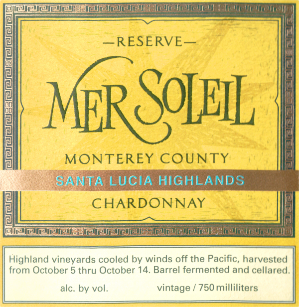 Mer Soleil Chardonnay Reserve 2018