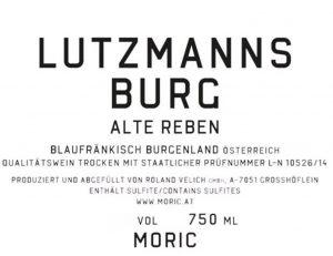 Moric Lutzmannsburg Blaufrankisch Alte Reben 2015