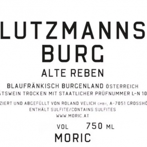 Moric Lutzmannsburg Blaufrankisch Alte Reben 2015
