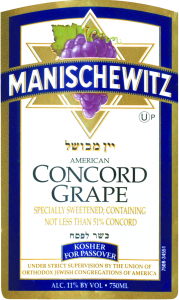 Manischewitz Concord (U)P