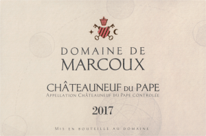 Domaine De Marcoux Chateauneuf Du Pape Rouge 2017