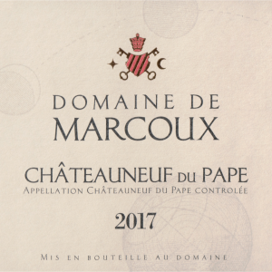 Domaine De Marcoux Chateauneuf Du Pape Rouge 2017
