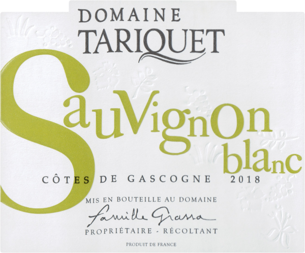 Domaine Tariquet Sauvignon Blanc 2018