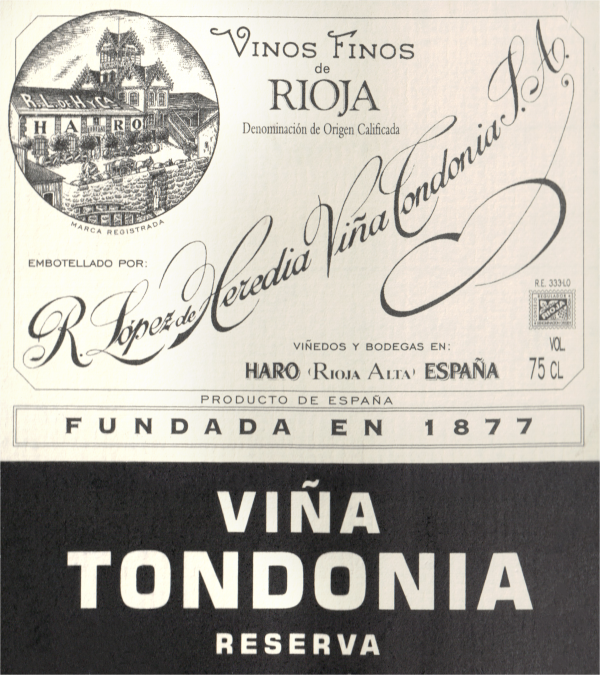 Lopez De Heredia Vina Tondonia Rioja Reserva 2008