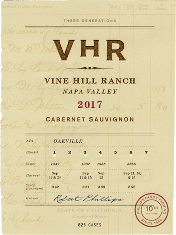 Vine Hill Ranch Cabernet Sauvignon 2017