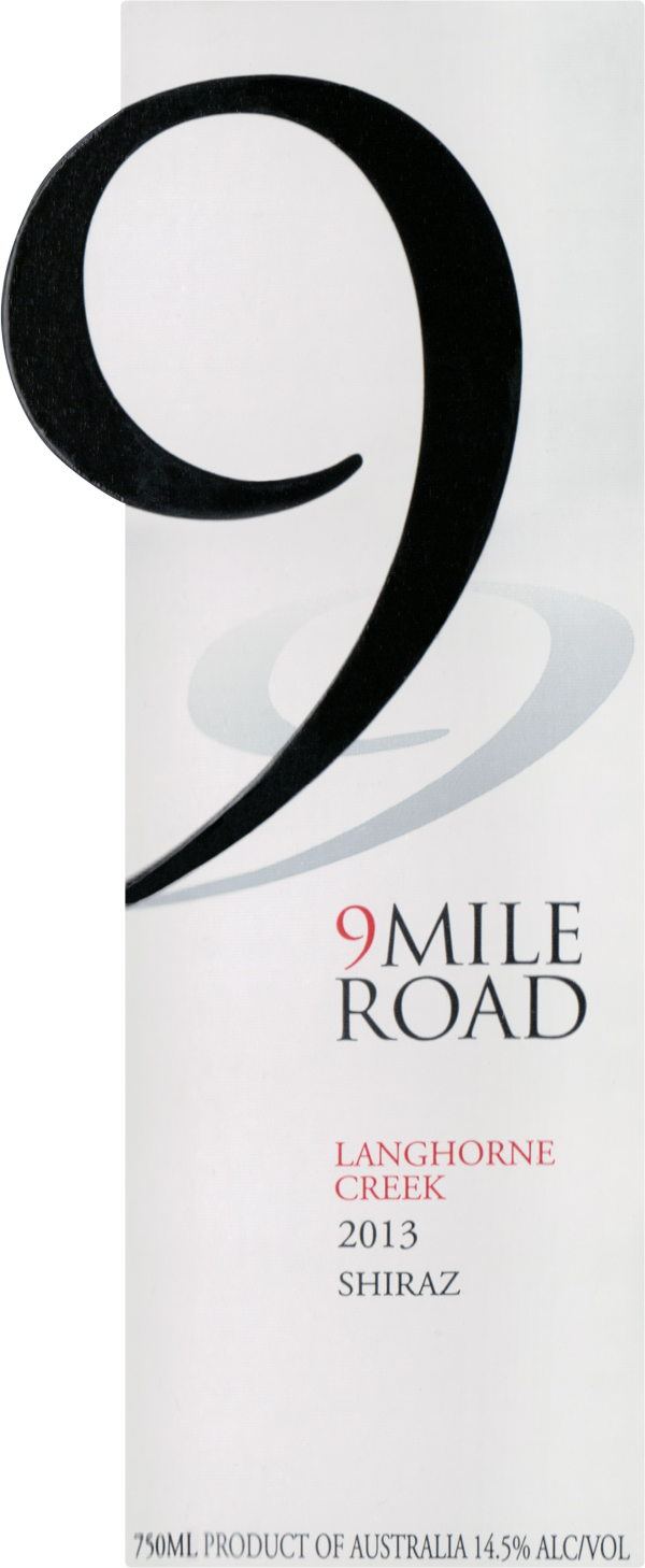 Nine Mile Road Shiraz 2013