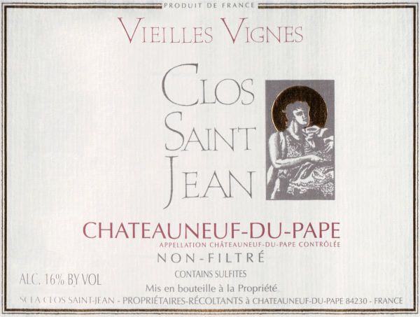 Clos St. Jean Chateauneuf Du Pape Vieilles Vignes Magnum 2017