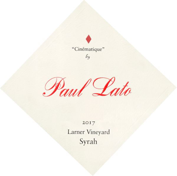 Paul Lato Cinematique Syrah Larner Vineyard 2017