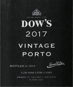 Dow's Vintage Port 2017