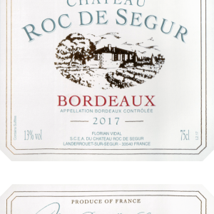 Chateau Roc De Segur Bordeaux Rouge 2017