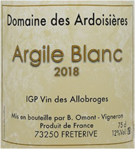 Domaine Des Ardoisieres Cuvee Argile Blanc St Pierre De Soucy 2018