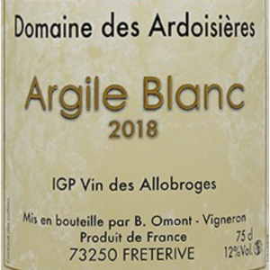 Domaine Des Ardoisieres Cuvee Argile Blanc St Pierre De Soucy 2018