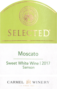 Carmel Moscato Di Carmel 2017