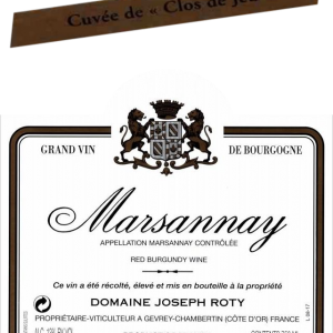 Joseph Roty Marsannay Rouge 2016