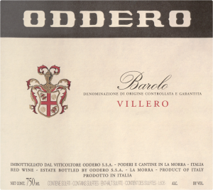 Oddero Barolo Villero 2016