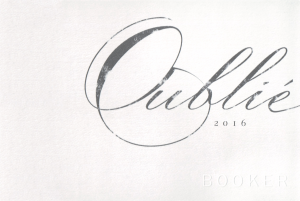 Booker Oublie Red Paso Robles 2016