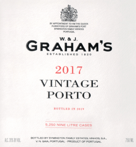 Graham's Vintage Port 2017