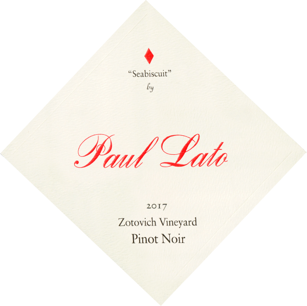 Paul Lato Seabiscuit Zotovich Vineyards Pinot Noir 2017