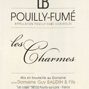 Domaine Guy Baudin Pouilly Fume Les Charmes 2018