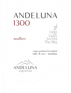 Andeluna Cellars 1300 Malbec 2019