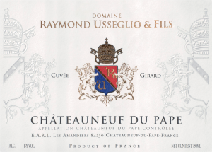 Domaine Raymond Usseglio Chateauneuf Du Pape Cuvee Girard 2018