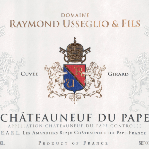 Domaine Raymond Usseglio Chateauneuf Du Pape Cuvee Girard 2018