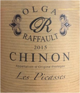 Olga Raffault Chinon Les Picasses 2015