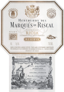 Marques De Riscal Rioja Reserva 2015