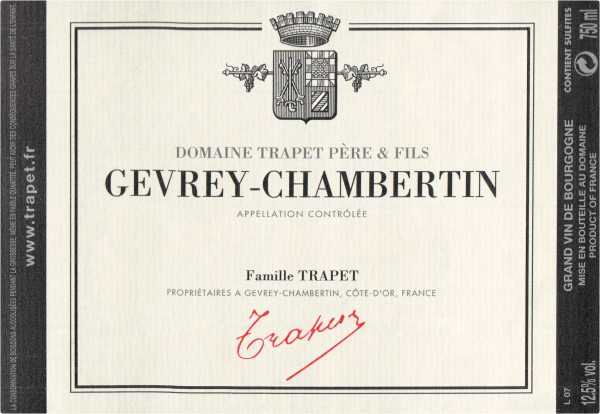 Trapet Gevrey Chambertin 2017