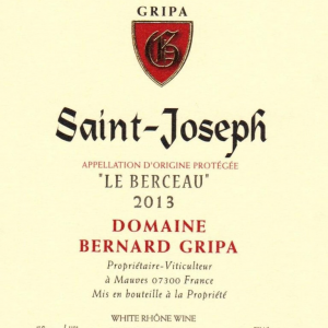 Bernard Gripa Le Berceau Saint Joseph Rouge 2013